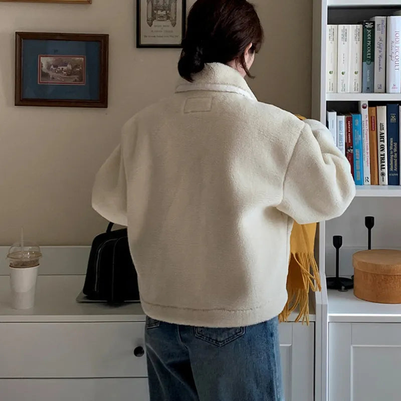 Women's Wool Buttoned Jacket