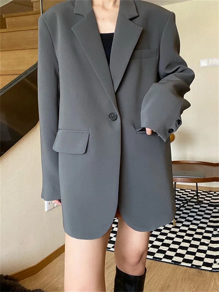 Women's Single Button Blazer