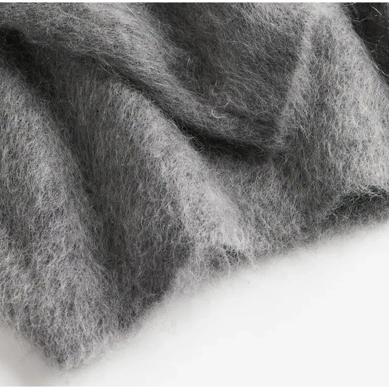 Women's Knitted Long Sleeve Warm Sweater